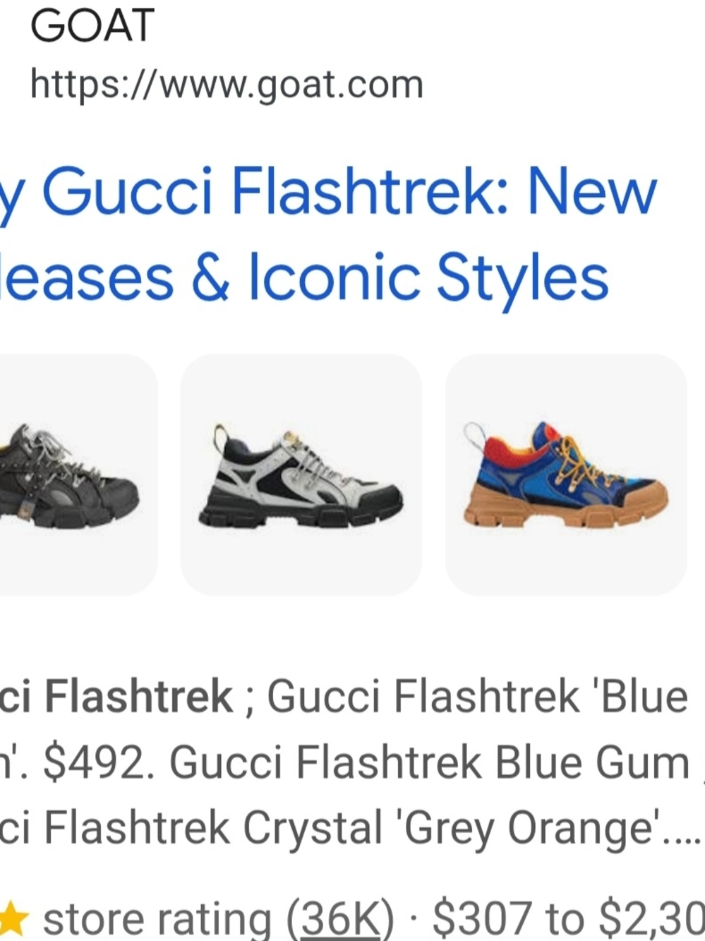 New Men's Gucci Flashtrek Black Leather Chunky Lace-Up Sneakers Size 6 - Picture 15 of 16